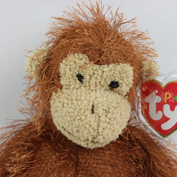 Ty Punkies ZIG-ZAG Monkey Plush Stuffed Animal Brown
