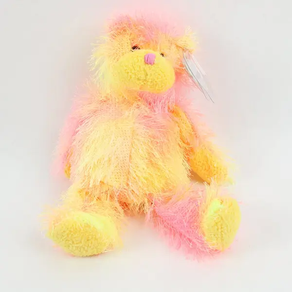 Ty Punkies Rainbow The Teddy Beanie Plush 2002 Tag Protector