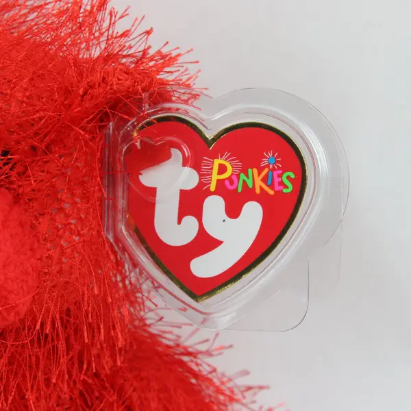 Ty Punkies Sizzles Red Bear Plush Tag Protector