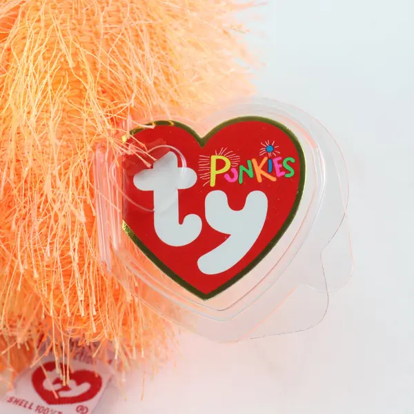 TY Punkies FlipFlop Duck Plush Stuffed Animal With Tag Protector
