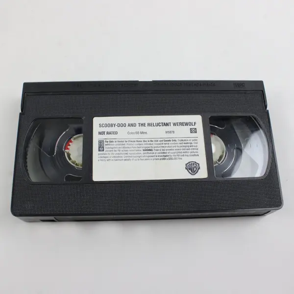 Scooby-Doo and the Reluctant Werewolf VHS 2002 Warner Bros. Clamshell Case