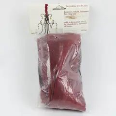 Hunt Lamp Co A-6075 12ft Berry Decorative Fabric Cord Cover