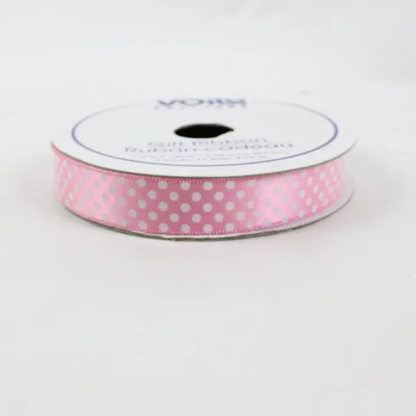 Lot of 3 Decorative Craft Ribbon Spools Home & More Voila Plaid Polka Dot
