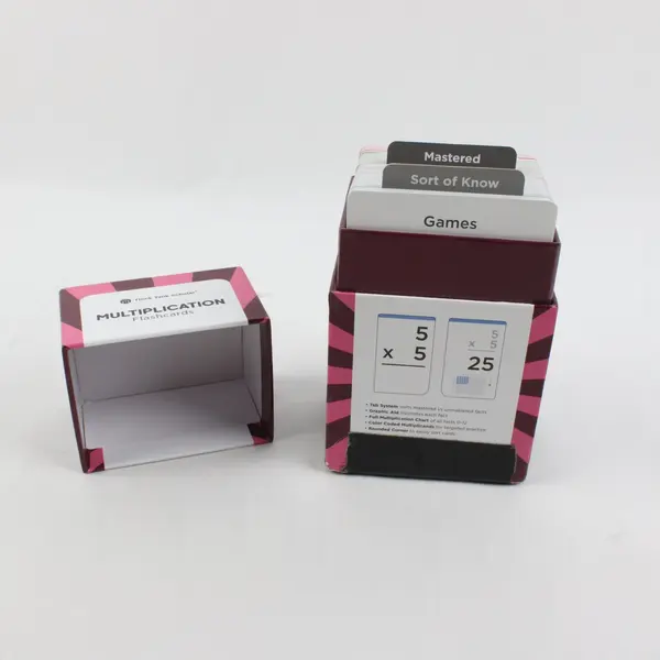 Think Tank Scholar 173 Multiplication Flash Cards with Storage Box