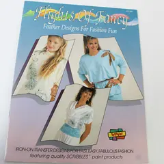 Flights Of Fancy Feather Iron-On Transfer Designs for Fashion Projects HO800