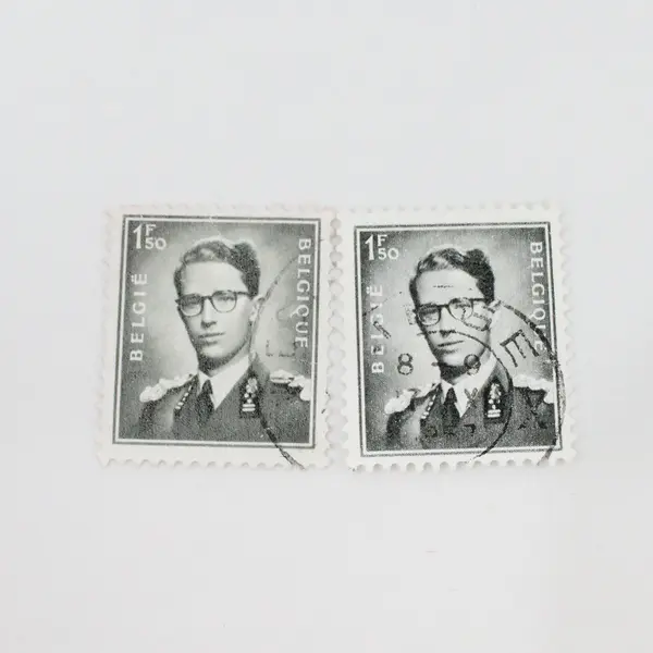 Belgium King Baudouin Stamps Lot of 10 Used Mixed Denominations