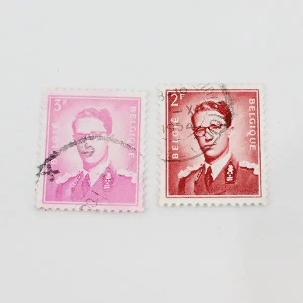 Belgium King Baudouin Stamps Lot of 10 Used Mixed Denominations