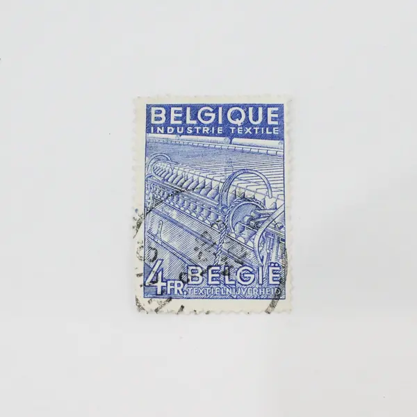 Lot Of 6 Belgium 1940s National Industry Stamps Used