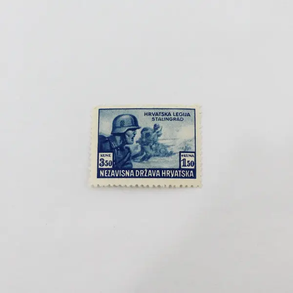 Set Of 3 NDH Croatia 1944 Legion Stamps Mint Hinged OG SC #B60-62