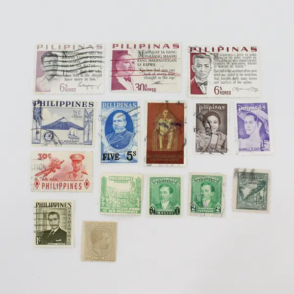 Lot of 15 Philippines Mixed Used Stamps 1880s-1960s