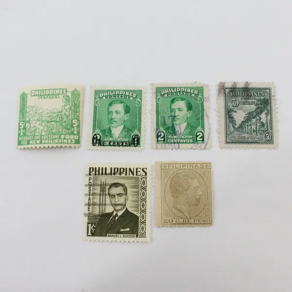 Lot of 15 Philippines Mixed Used Stamps 1880s-1960s
