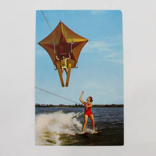 Lot Of 3 VTG Cypress Gardens Florida Water Ski Show Chrome Postcards