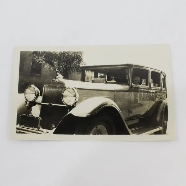 Vintage Photograph Woman in Packard Automobile, Attributed c.1932