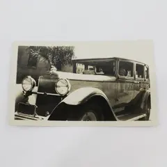 Vintage Photograph Woman in Packard Automobile, Attributed c.1932