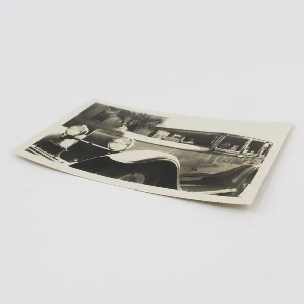 Vintage Photograph Woman in Packard Automobile, Attributed c.1932