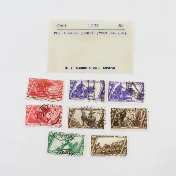 Lot Of 8 Italy 1932 March On Rome Stamps SC #290-91 #93-95 #97 Used
