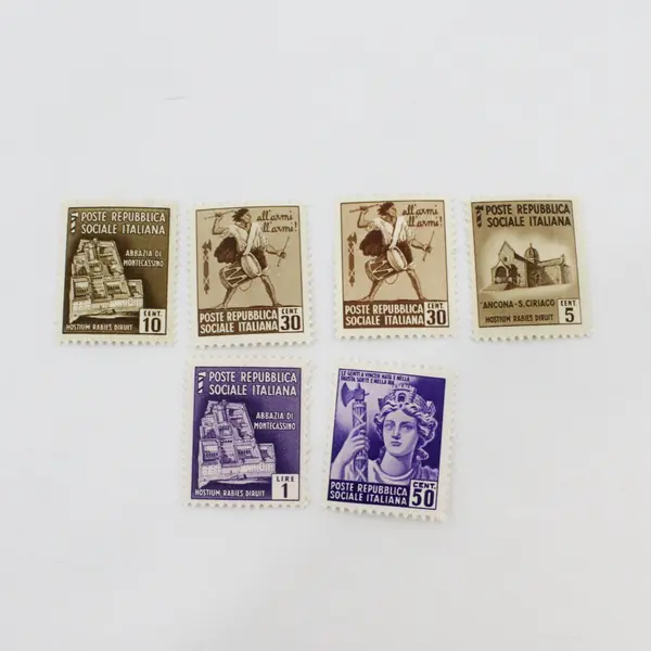 Lot Of 15 Italy Social Republic 1944 Stamps SC #18-31 #E3 MNH OG