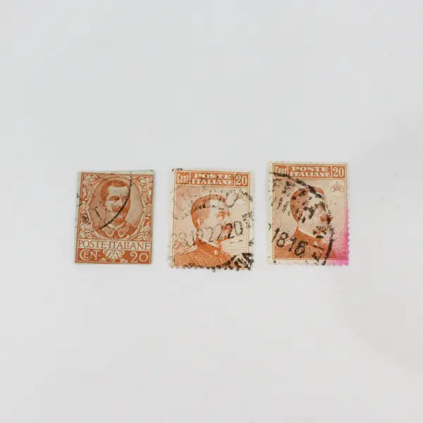 Lot Of 10 Italy 1906-1920s King Emmanuel III Stamps Used