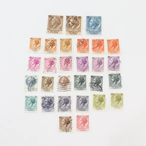 Lot Of 29 Italy 1950s Syracuse Stamps Mixed Used Mint Hinged