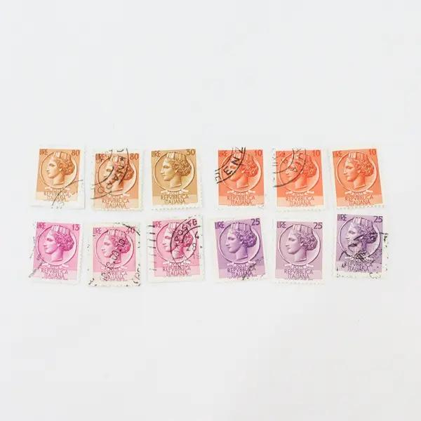Lot Of 29 Italy 1950s Syracuse Stamps Mixed Used Mint Hinged