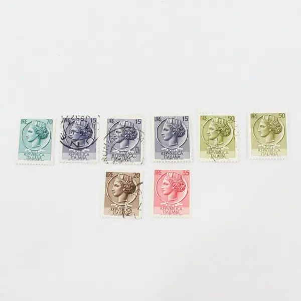 Lot Of 29 Italy 1950s Syracuse Stamps Mixed Used Mint Hinged