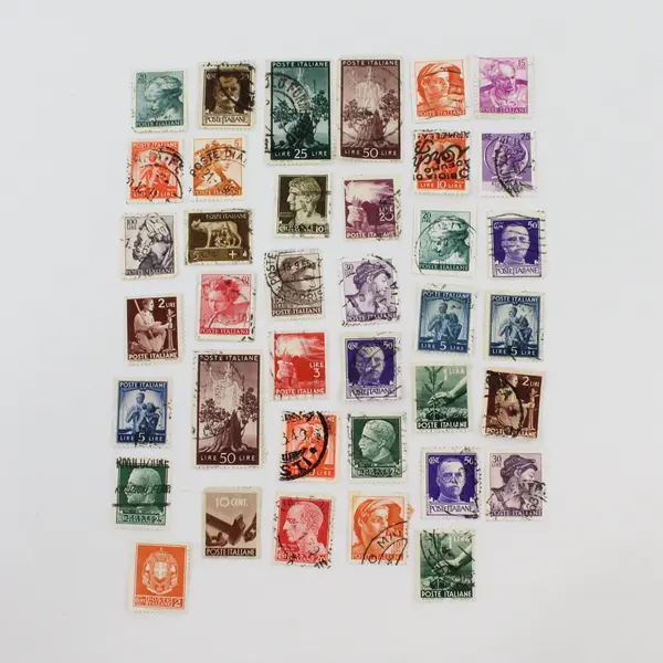 Lot Of 40 Italy Mixed 1920s-1960s Stamps Used