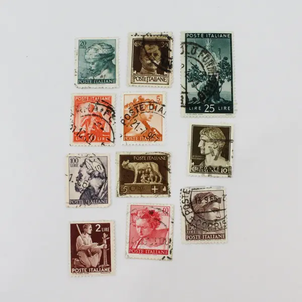 Lot Of 40 Italy Mixed 1920s-1960s Stamps Used