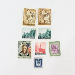 Lot Of 8 San Marino 1940s-1960s Commemorative Stamps Mint Hinged 