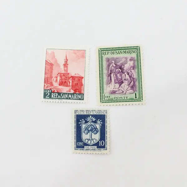 Lot Of 8 San Marino 1940s-1960s Commemorative Stamps Mint Hinged 
