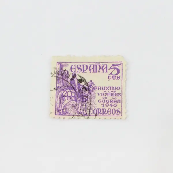 Lot Of 8 Spain 1930s-1946 El Cid Knight Stamps Used
