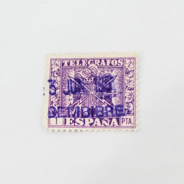 Lot Of 4 Spain 1949 Telegraph Revenue Stamps Used