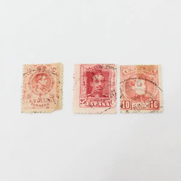 Lot Of 9 Spain 1890s-1920s Stamps Used