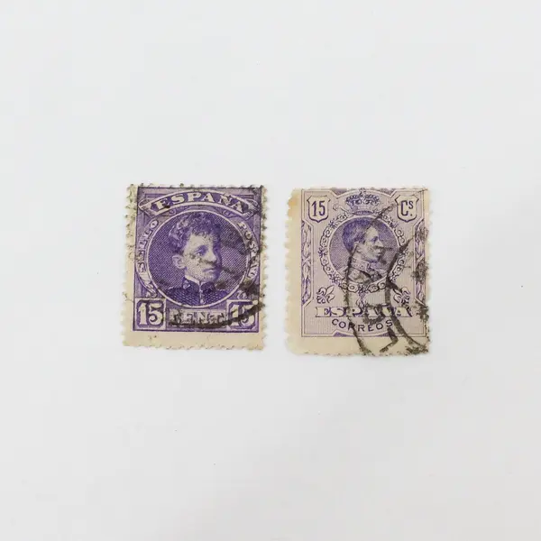 Lot Of 9 Spain 1890s-1920s Stamps Used