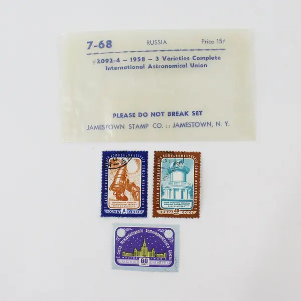 Lot Of 6 Russia USSR 1958-59 Science Stamps SC #2092-4 #2165-67 Used
