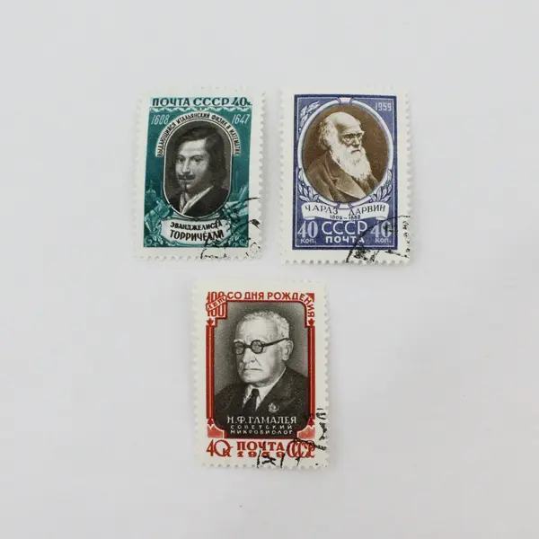 Lot Of 6 Russia USSR 1958-59 Science Stamps SC #2092-4 #2165-67 Used