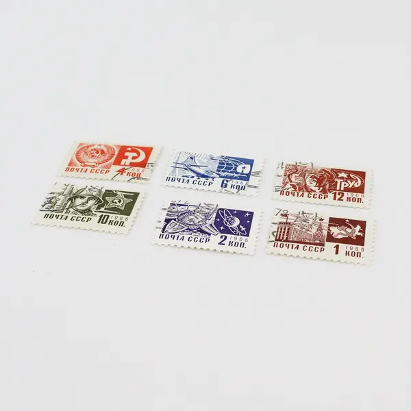 Lot Of 6 Russia USSR 1966 Achievements Stamps Used