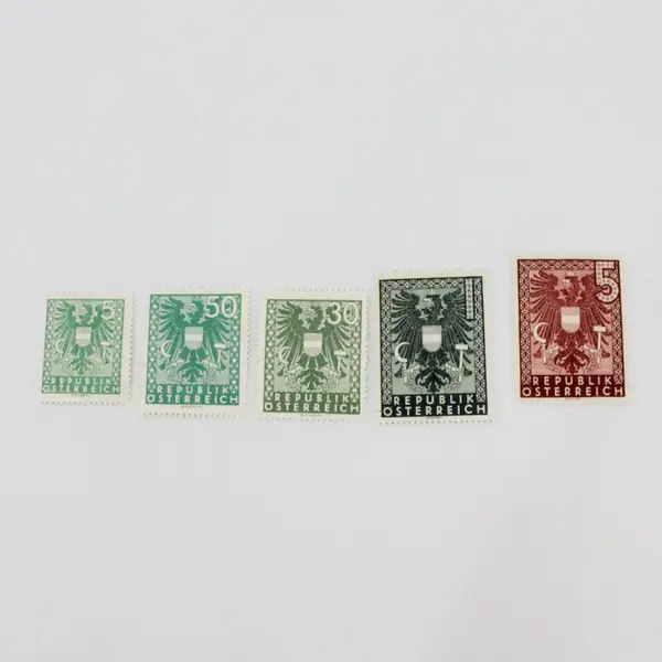 Lot Of 23 Austria 1945 Stamps SC #432-54 MNH OG