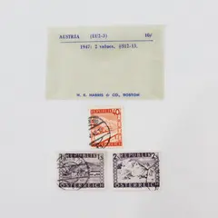 Lot Of 3 Austria 1947 Landscapes Stamps SC #506 #512-13 Used 