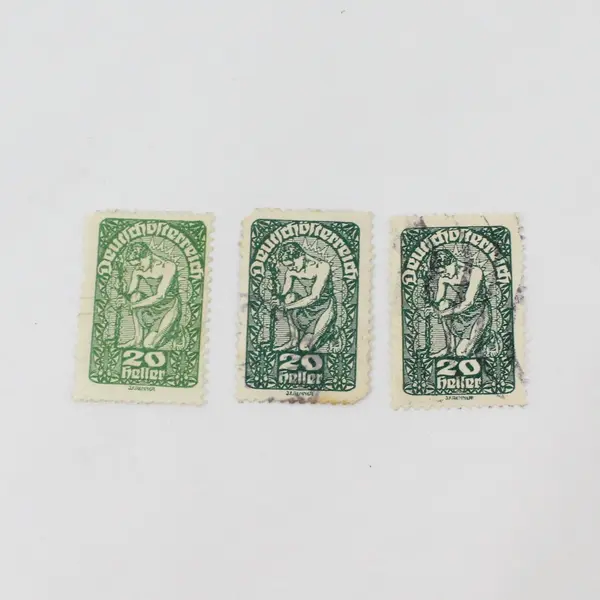 Lot Of 10 German Austria 1919-1921 Stamps Used