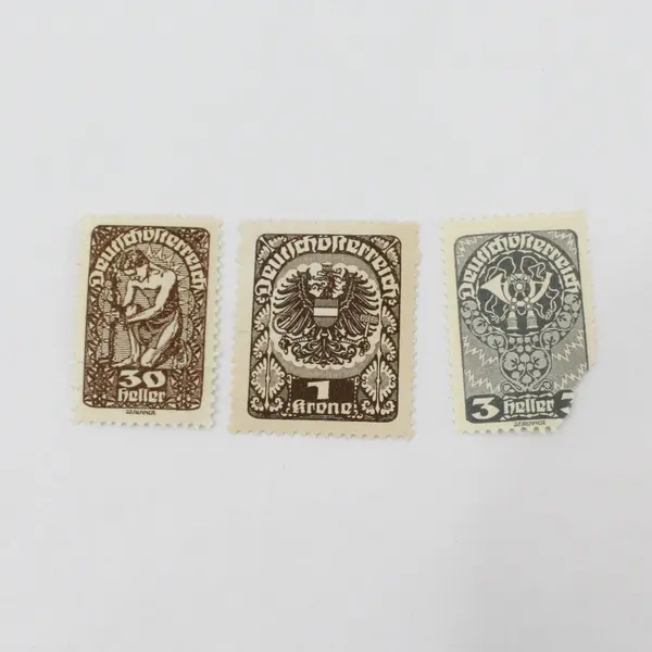 Lot Of 10 German Austria 1919-1921 Stamps Used