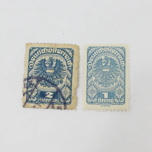 Lot Of 10 German Austria 1919-1921 Stamps Used