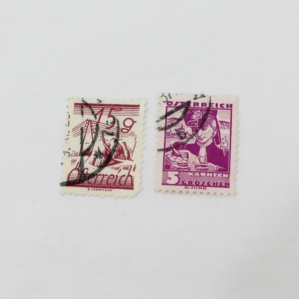 Lot Of 10 Austria 1930s-1950s Stamps Used