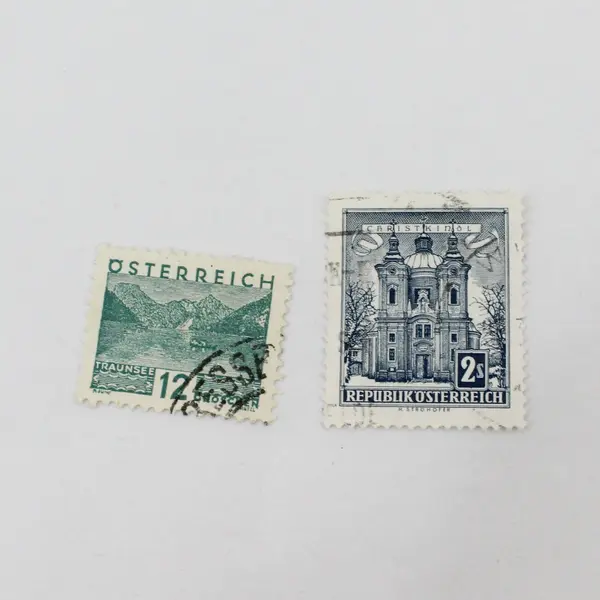 Lot Of 10 Austria 1930s-1950s Stamps Used