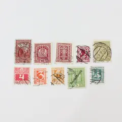 Lot Of 10 Austria 1908-1932 Stamps Used