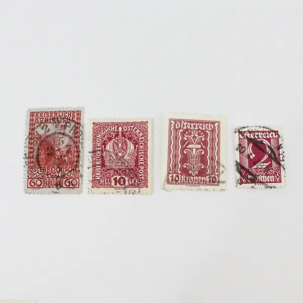 Lot Of 10 Austria 1908-1932 Stamps Used