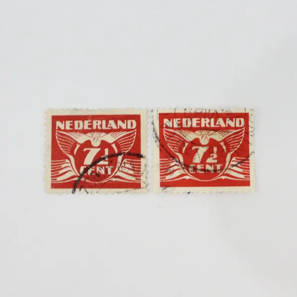 Lot Of 8 Netherlands 1930s-1940s Flying Dove Stamps 