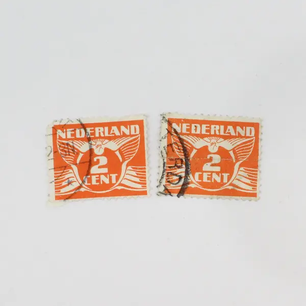 Lot Of 8 Netherlands 1930s-1940s Flying Dove Stamps 