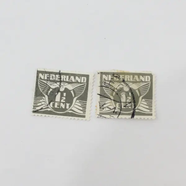 Lot Of 8 Netherlands 1930s-1940s Flying Dove Stamps 