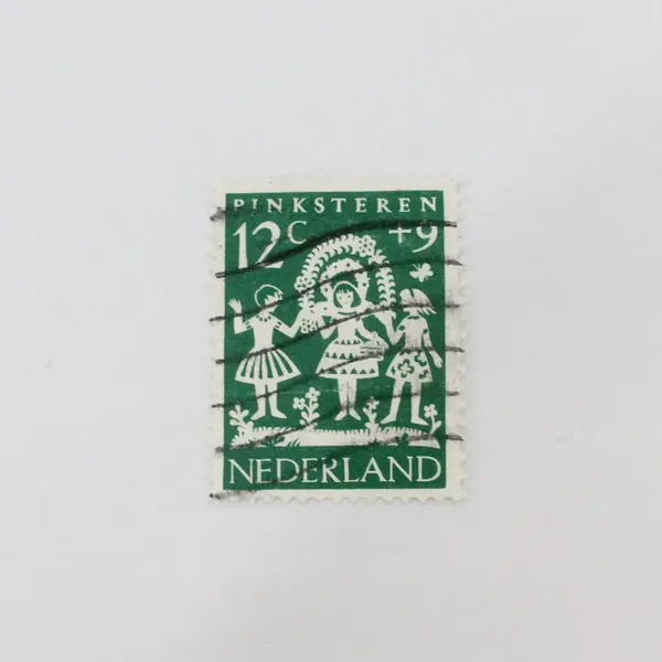 Lot of 5 Netherlands 1958 Child Welfare Stamps Used