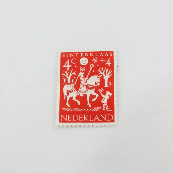 Lot of 5 Netherlands 1958 Child Welfare Stamps Used